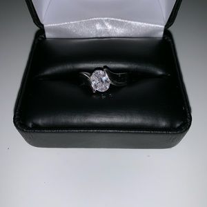 Silver and CZ Ring